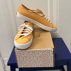 New Keds X Anthropologie Kickstart Seed Street Yellow Size 10 Shoes Sneakers